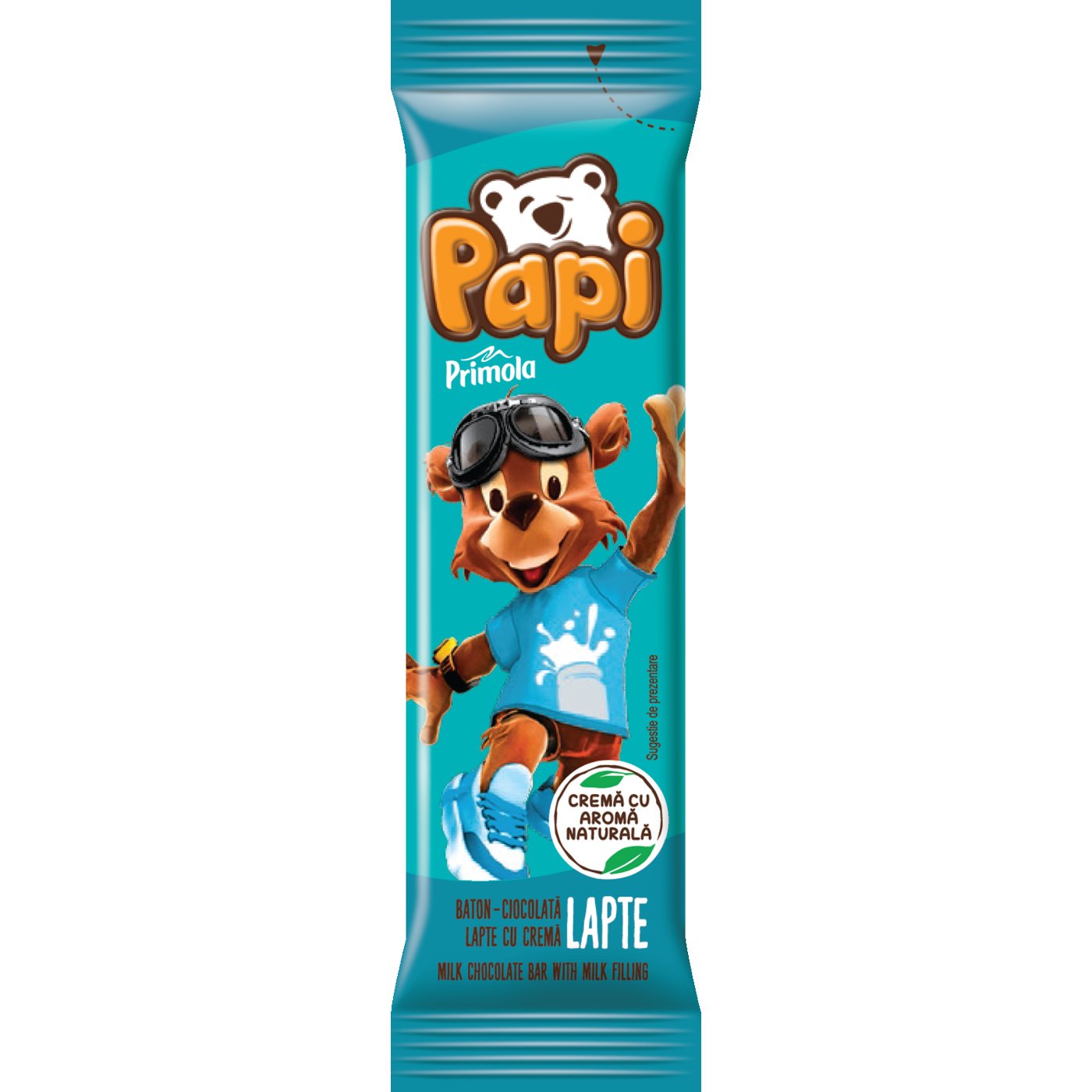 Papi Baton Ciocolata Crema Lapte