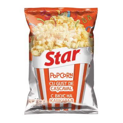 Imaginea STAR POPCORN FLORICELE DE PORUMB  CU GUST DE CASCAVAL