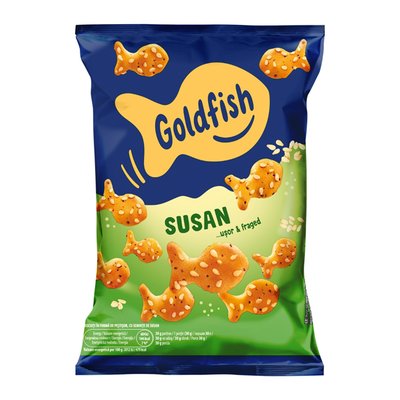 Imaginea GOLDFISH BISCUITI IN FORMA DE PESTISOR  CU SEMINTE DE SUSAN