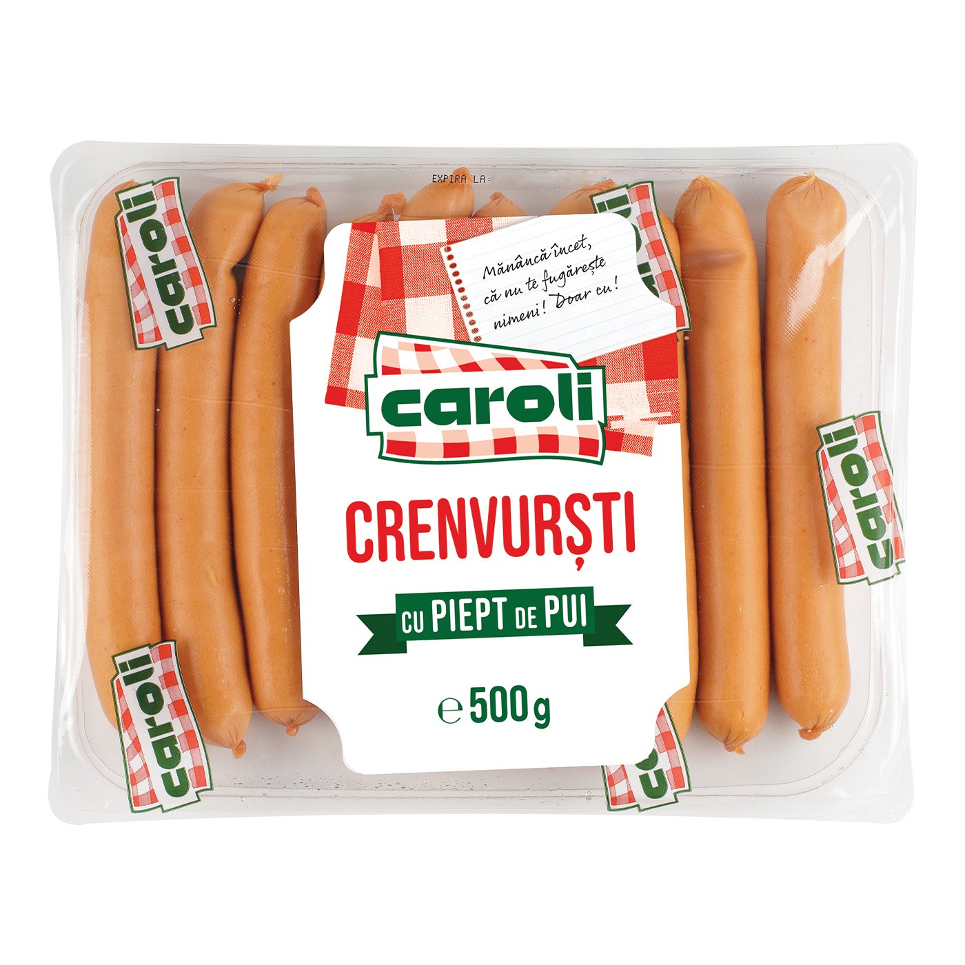 Caroli Crenvursti Cu Piept Pui