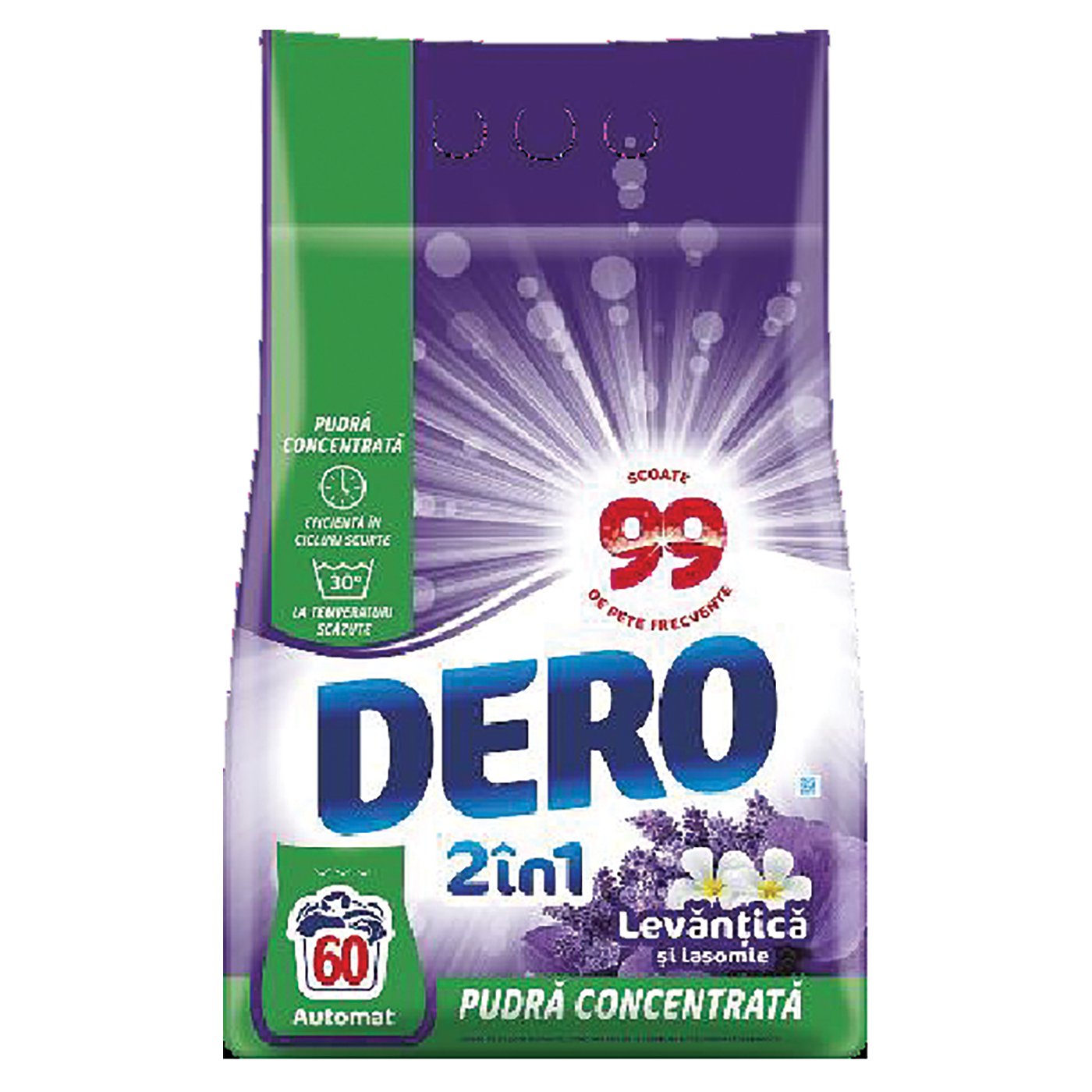 DERO DETERGENT AUTOMAT 2IN1 LAVANDA 60 SPALARI