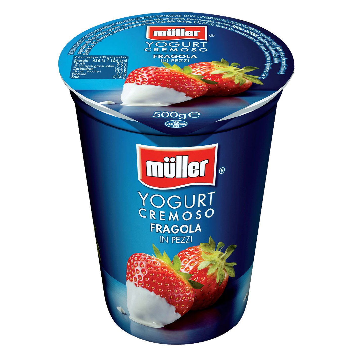 Af Muller Iaurt Cu Capsuni