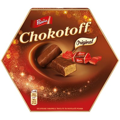 Imaginea CHOKOTOFF CARAMELE INVEL. IN CIOCOLATA CU LAPTE