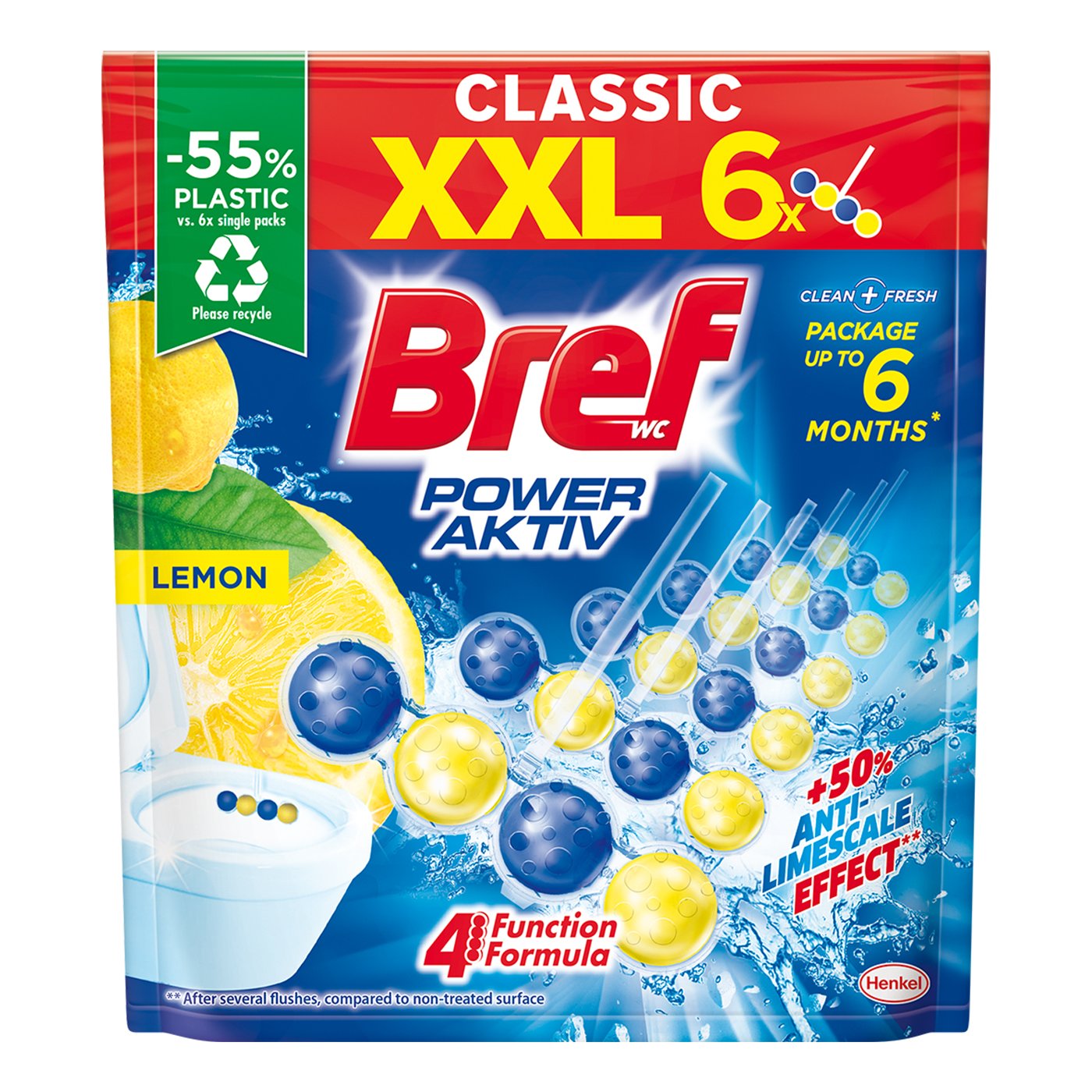 Bref Odorizant Wc Aktiv Lemon