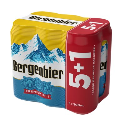 Imaginea BERGENBIER BERE BL6X500ML5+1 5%ALC+ GARANTIE SGR0.5LEIX6BUC