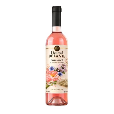 Imaginea BUSUIOACA VIN ROSE DEMIDULCE + GARANTIE SGR 0.5LEI