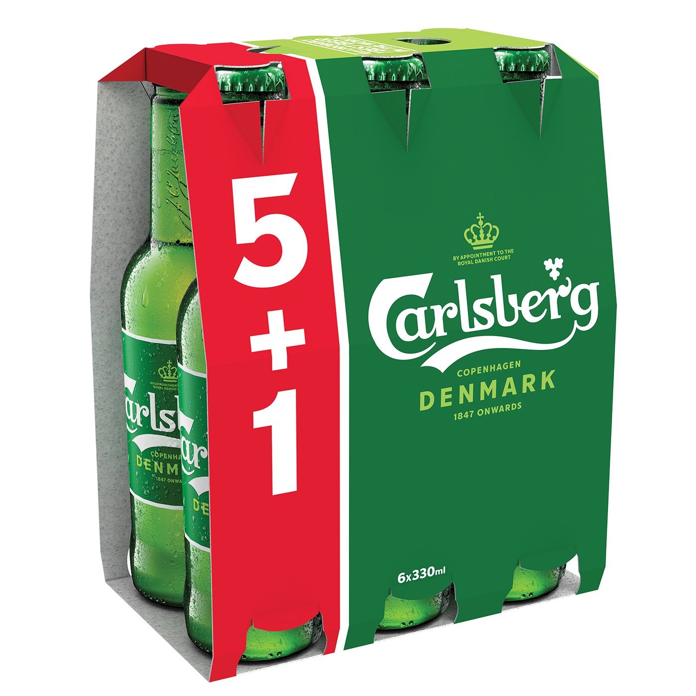Carlsberg Bere Blonda 5.2%alc6x330ml5+1+ Garantie Sgr 0.5leix6buc