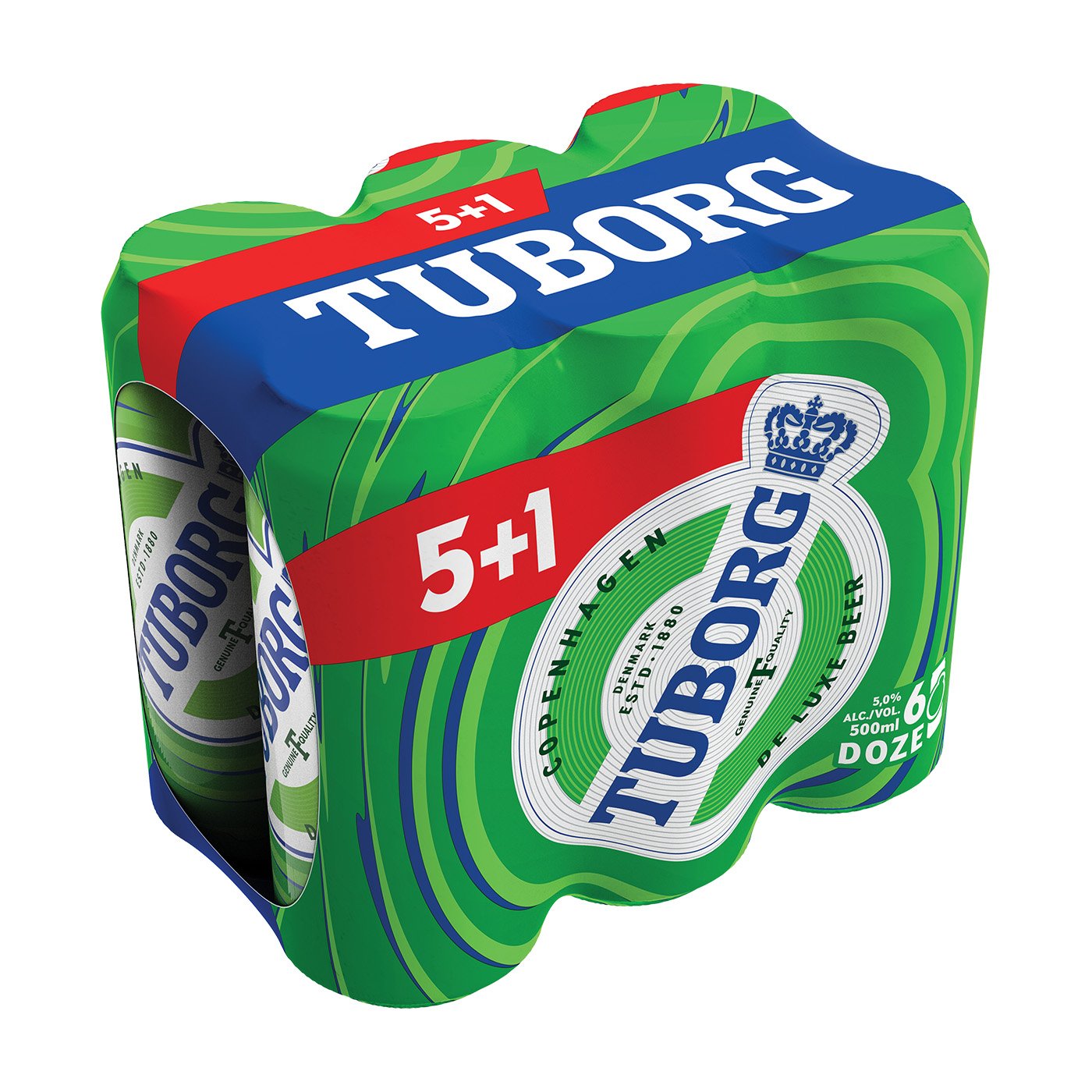 Tuborg Bere Blonda 6x500ml5%alc.5+1 + Garantie Sgr 0.5leix6buc