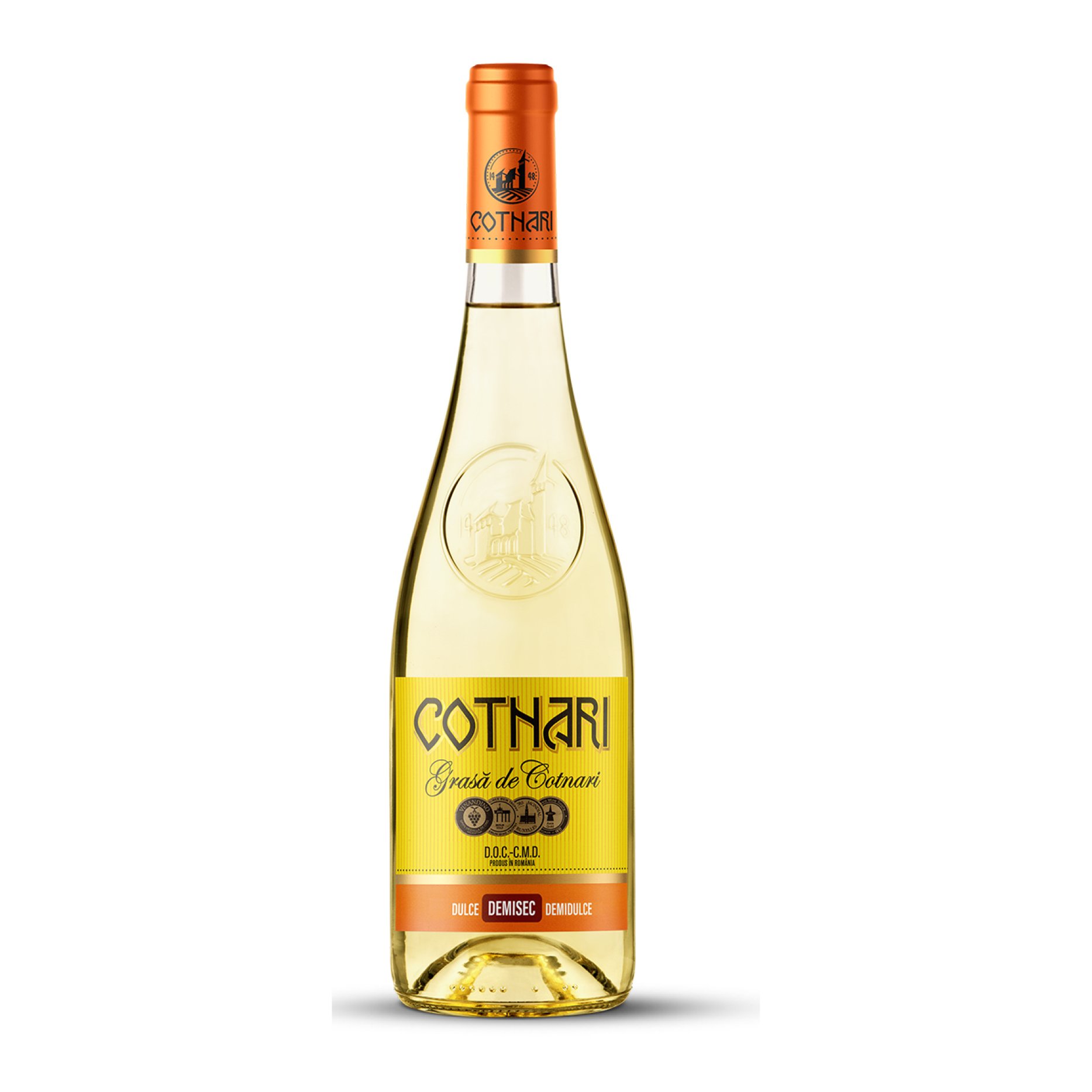 Grasa De Cotnari Vin Alb Demisec + Garantie Sgr 0.5lei