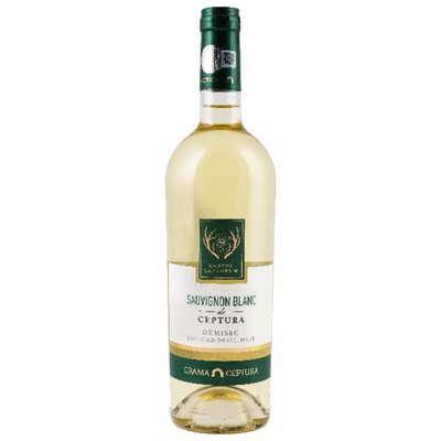 Imaginea CERVUS CEPTURUM SAUV. BLANC  VIN ALB DEMISEC + GARANTIE SGR 0.5LEI