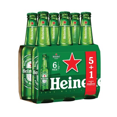 Imaginea HEINEKEN BERE BLONDA 5%ALC.+ GARANTIE SGR 0.5LEIX6BUC