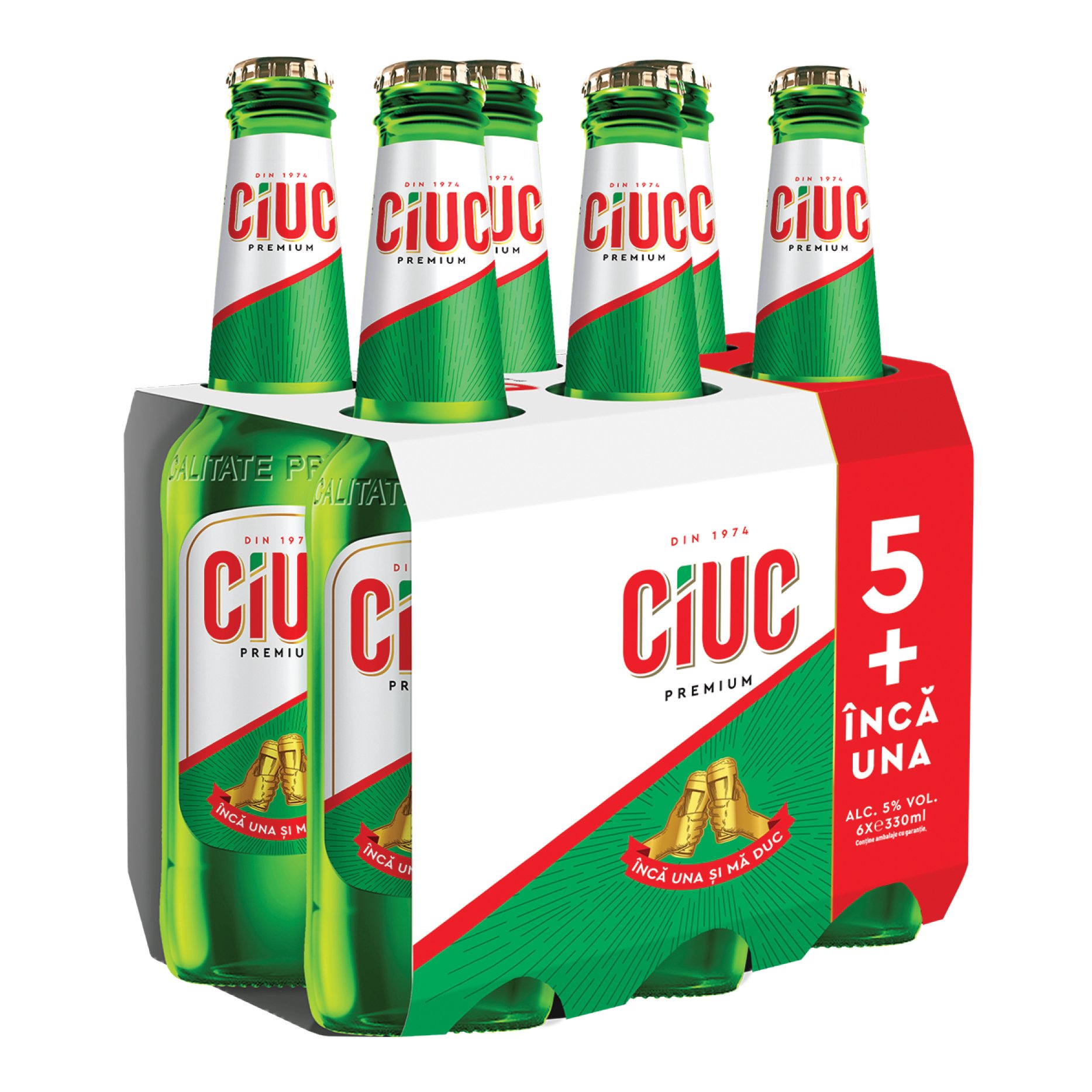 Ciuc Bere Blonda Premium Alc 5% 6x330ml 5+1 Ro + Garantie Sgr 0.5leix6buc
