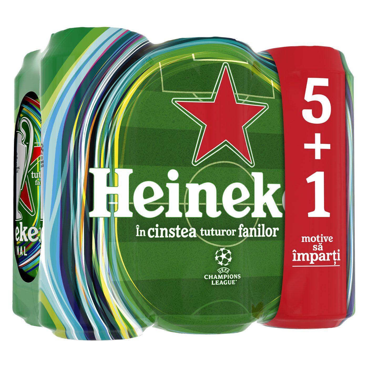Heineken Bere Blonda 5%alc6x500ml5+1.+ Garantie Sgr 0.5leix6buc