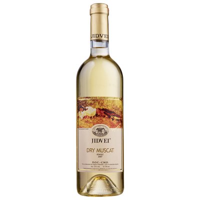 Imaginea JIDVEI GRIGORESCU VIN ALB DRY MUSCAT DEMISEC + GARANTIE SGR 0.5LEI