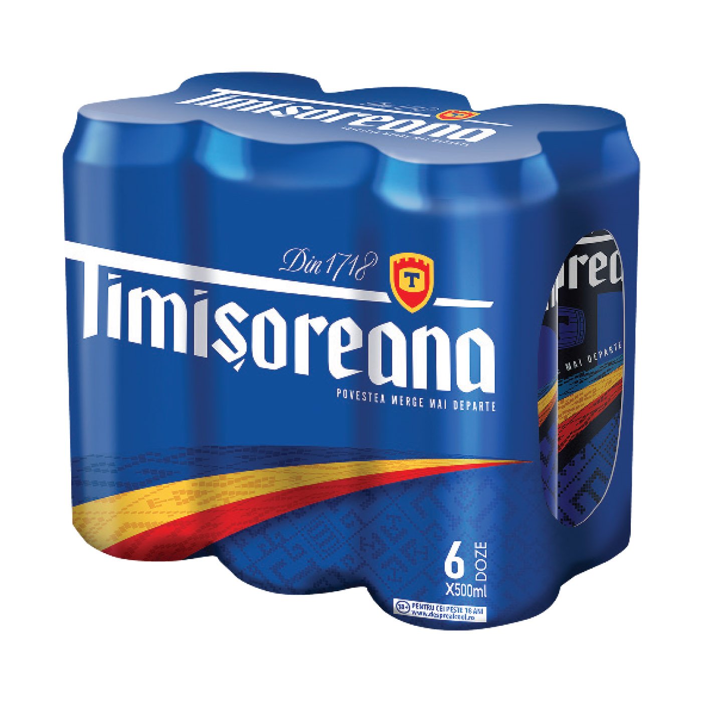 Timisoreana Bere Blonda6x500ml5%alc..+ Garantie Sgr 0.5leix6buc