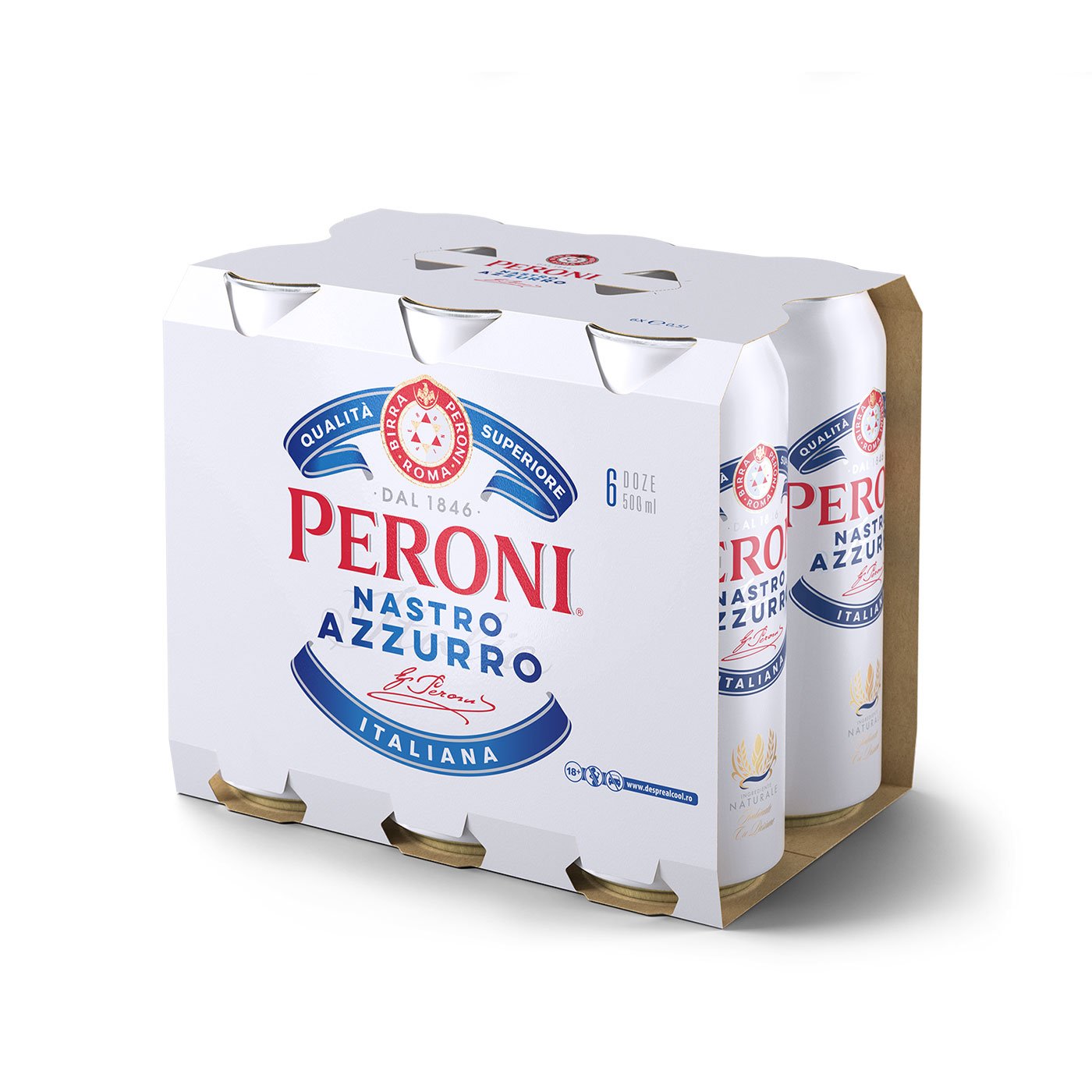 Peroni Bere Blonda 5%alc6x500ml+ Garantie Sgr 0.5leix6buc