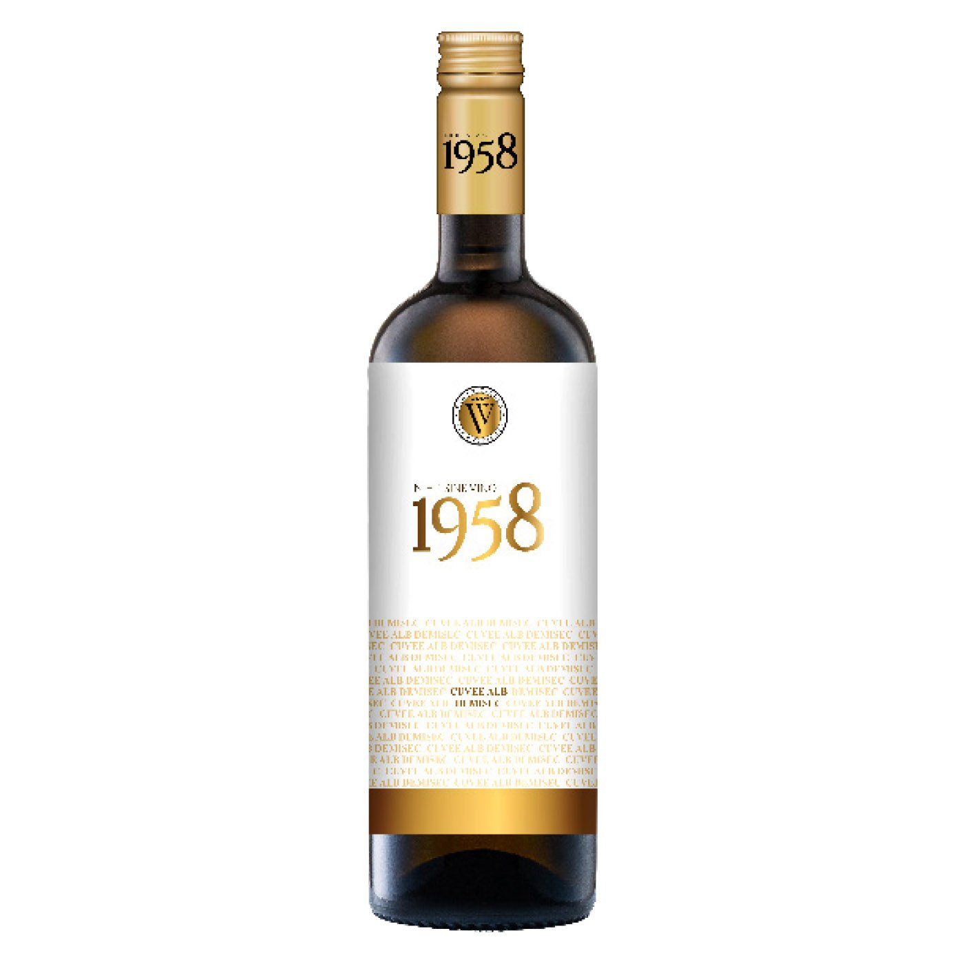 1958 Vin Alb Demisec + Garantie Sgr 0.5lei