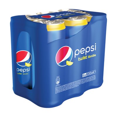 Imaginea PEPSI TWIST BAUTURA RACORITOARE CARBOGAZOASA CU SUC DE LAMAIE OBTINUT DIN CONCENTRAT 6X330ML DOZA