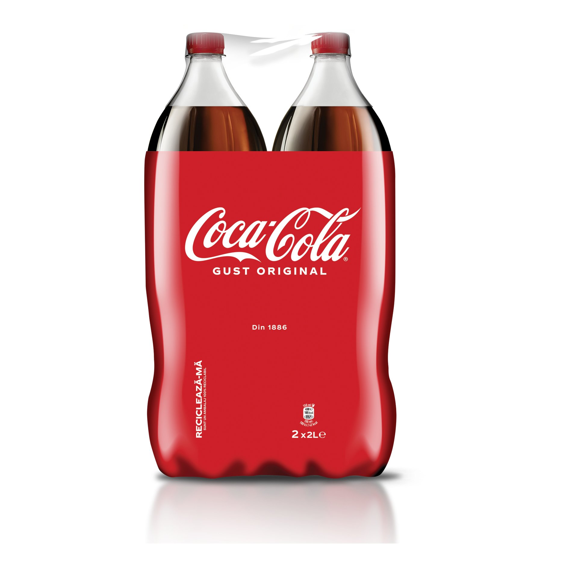 Coca Cola 2*2l Regular +garantie Sgr 2 X 0.50 Lei