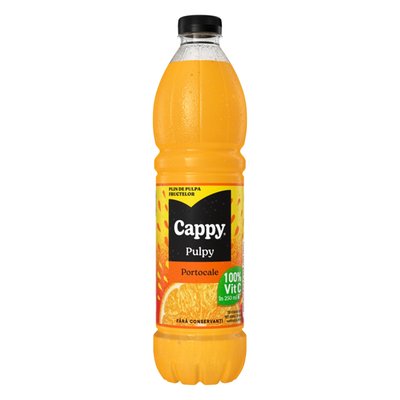 Imaginea CAPPY PULPY BAUT.RACORITOARE NECARBONATATA PORTOCALE + GARANTIE SGR 0.5LEI