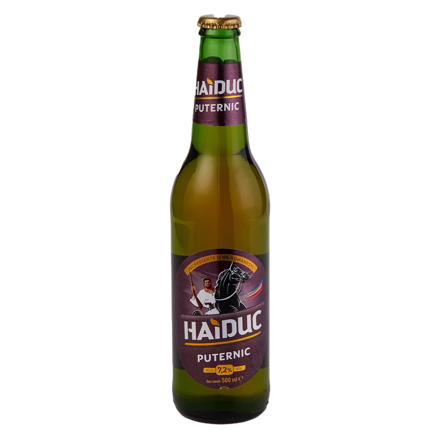 Haiduc Bere Blonda Strong 7.2% Alc. +garantie Sgr 0.5lei