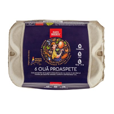 Imaginea HANUL BOIERESC OUA 6L COD 1 GAINI CRESC.IN AER LIBER