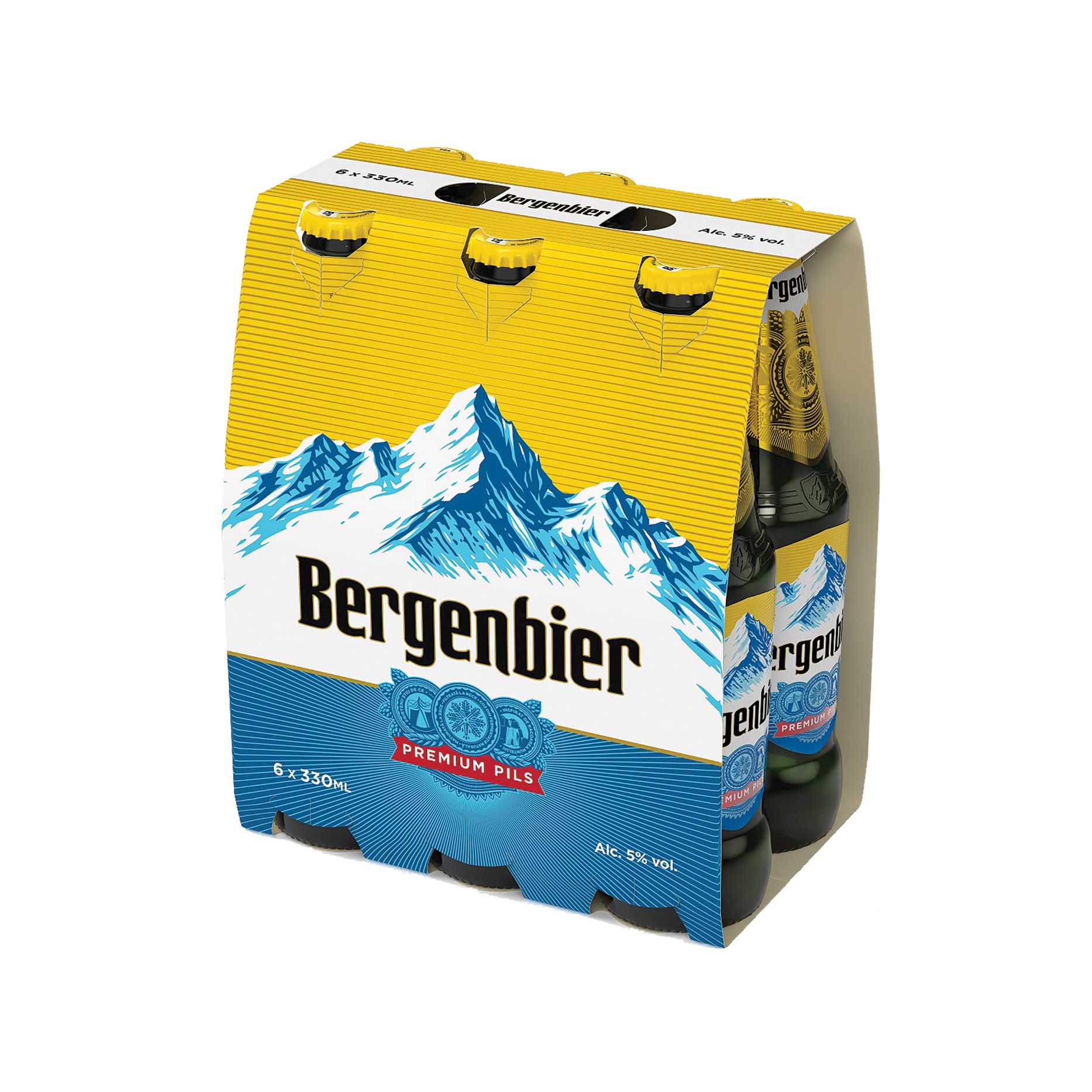 Bergenbier Bere Blonda 5%alc.6x330ml + Garantie Sgr 0.5lei