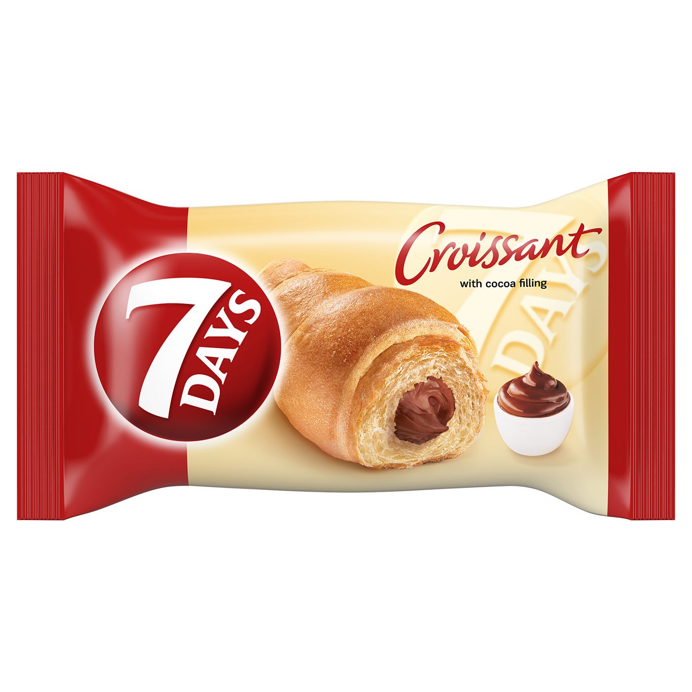 7DAYS CROISSANT CU UMPLUTURA CACAO