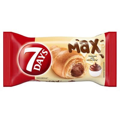 Imaginea 7DAYS MAX CROISSANT CU CREMA CACAO