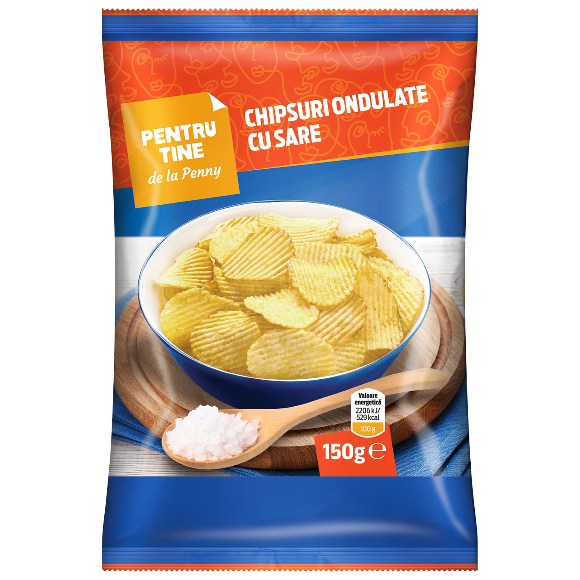 Pentru Tine De La Penny Chipsuri Ondulate Sare