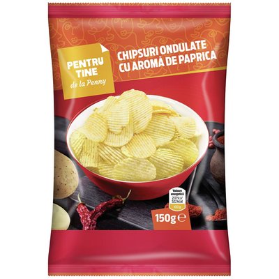 Imaginea PENTRU TINE DE LA PENNY CHIPS AR PAPRIKA ONDULAT