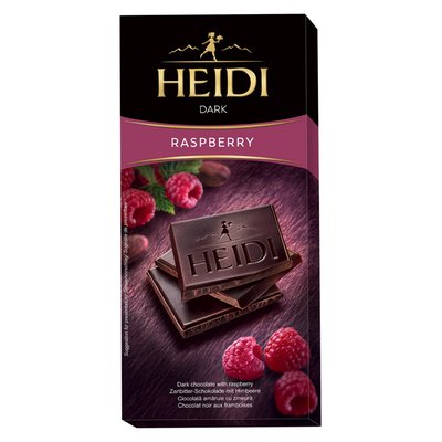 Imaginea HEIDI CIOCOLATA AMARUIE ZMEURA GRANULE