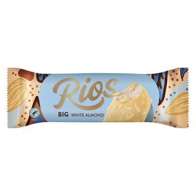 Imaginea RIOS BIG INGHETATA PE BAT CIOCOLATA ALBA SI MIGDALE