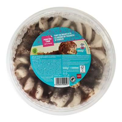 Imaginea PENTRU TINE DE LA PENNY TORT INGHETATA AROME DE TIRAMISU SI VANILIE