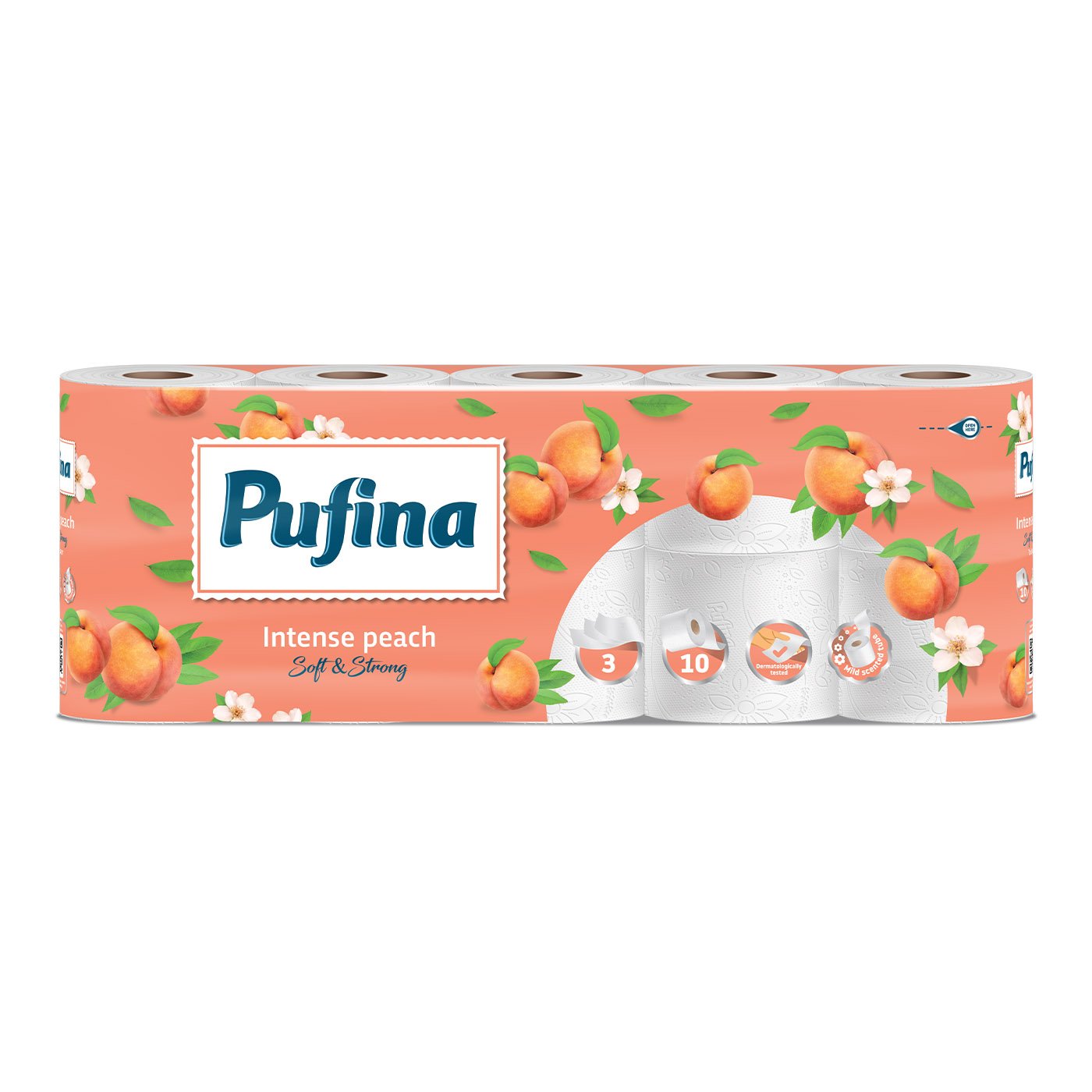 Pufina Hartie Igienica Intens Piersica 3str