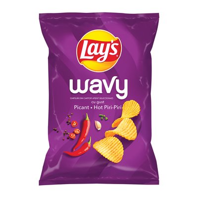 Imaginea LAY"S CHIPS CARTOFI ONDULATI CU GUST PICANT