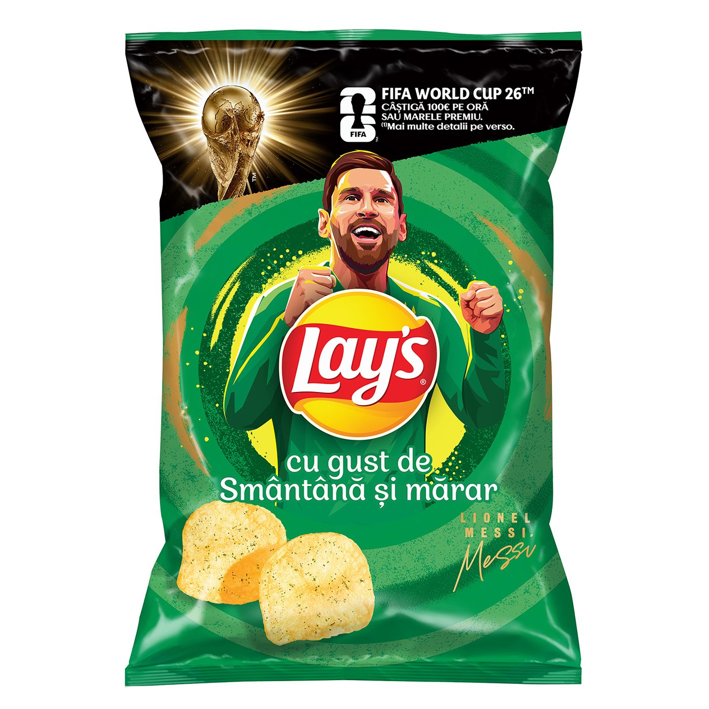 Lay"s Chips Cartofi Cu Gust De Marar Si Smanatana