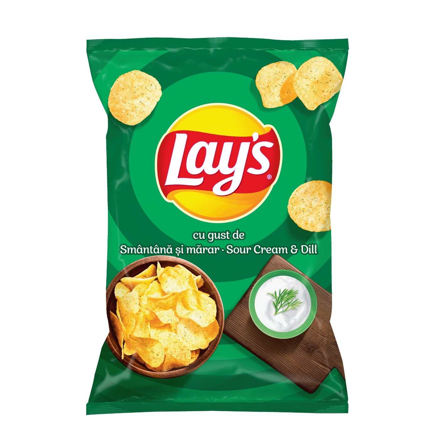 Lay"s Chips Cartofi Cu Gust De Marar Si Smanatana