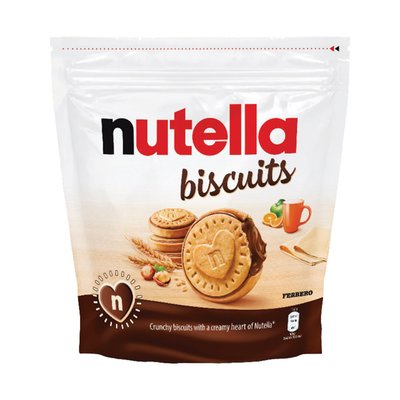 Imaginea NUTELLA BISCUITI UMPLUTI CU CREMA DE ALUNE DE PADURE SI CACAO
