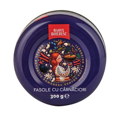 Imaginea HANUL BOIERESC FASOLE CU CARNACIORI AFUMATI 300G