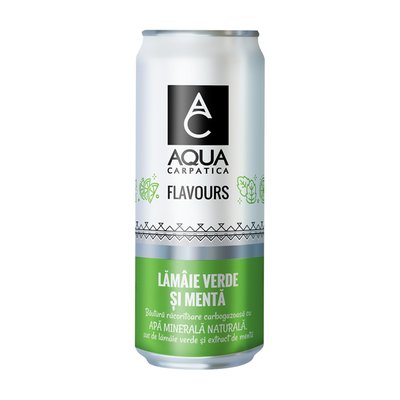 Imaginea SGR AQUA C. FLAVOURS LAMAIE VER.MENTA BAUTURA CU SUC LAMAIE VERDE EXTRACT MENTA+GARANTIE SGR 0.5RON