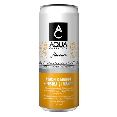 Imaginea SGR AQUA C. FLAVOURS PERSICA MANGO BAUTURA CU SUC PIERSICA SI SUC MANGO + GARANTIE SGR 0.5RON