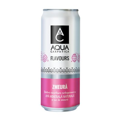 Imaginea AQUA C. FLAVOURS ZMEURA BAUTURA CU SUC DE ZMEURA + GARANTIE SGR 0.5RON