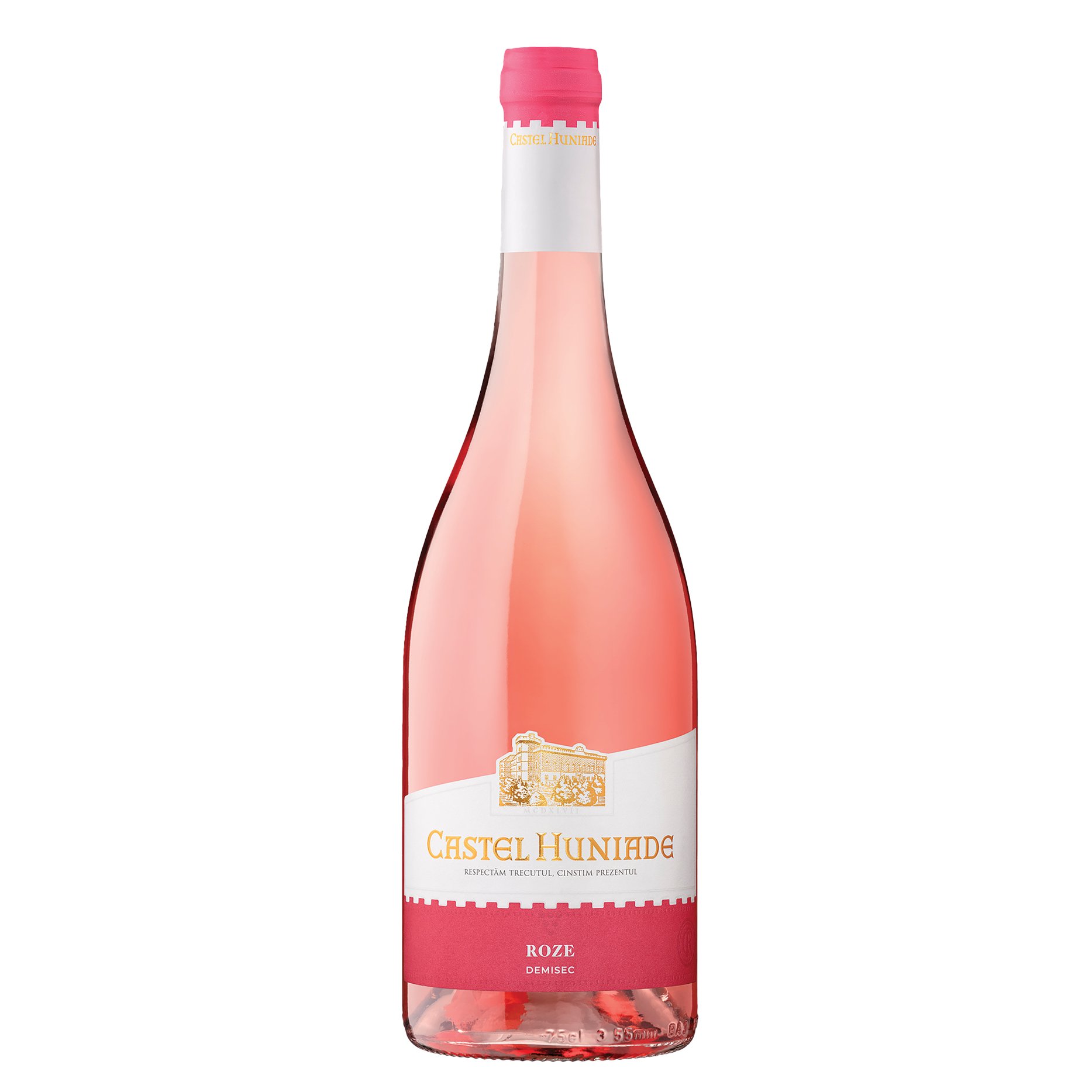 Castel Huniade Vin Roze Demisec 750ml +garantie Sgr 0.50 Lei