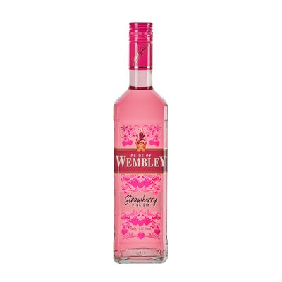 Imaginea WEMBLEY PINK GIN 37.5% ALC CAPSUNE +GARANTIE SGR 0.50 LEI