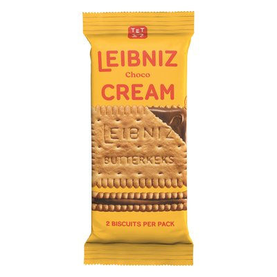 Imaginea LEIBNIZ BISCUITI CU UNT   UMPLUTURA CREMA CIOCOLATA