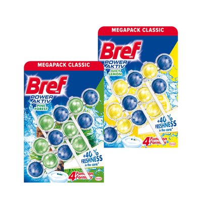 Imaginea BREF ODORIZANT WC POWER ACTIVE DIVERSE SORTIMENTE
