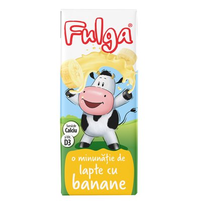 Imaginea FULGA LAPTE UHT CU BANANE
