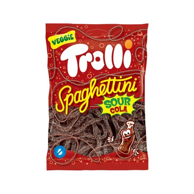 Imaginea TROLLI SPAGHETTINI BOMBOANE GUMATE ACRISOARE CU GUST DE COLA