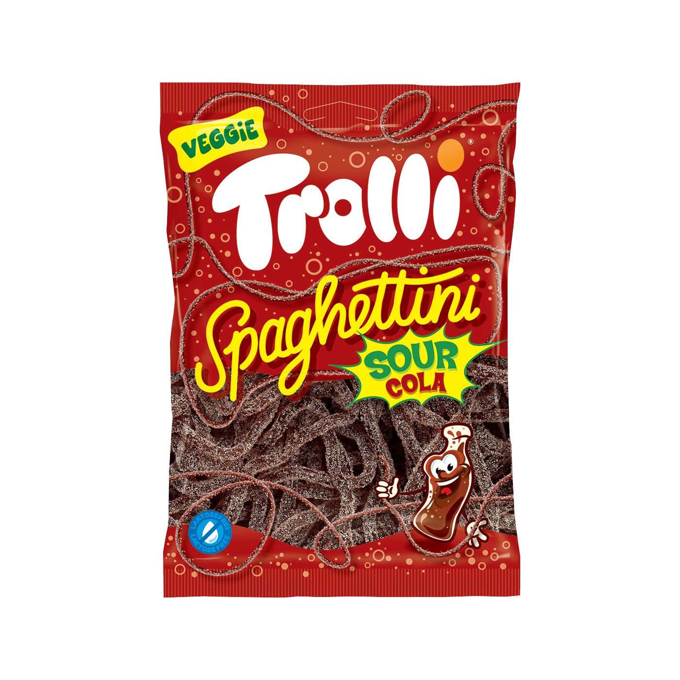 Trolli Spaghettini Bomboane Gumate Acrisoare Cu Gust De Cola